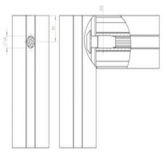 Śruba centralna M12x30 T50 P45 typ B rowek 10