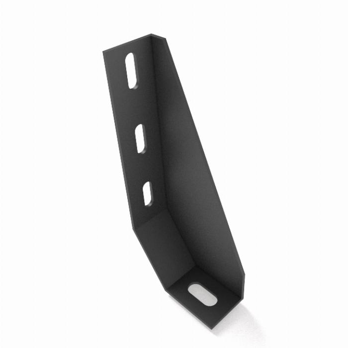 Floor Bracket 200 steel black