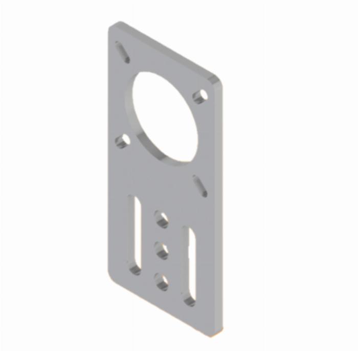 Plate engine mount NEMA 23, t=3mm, Laser cut