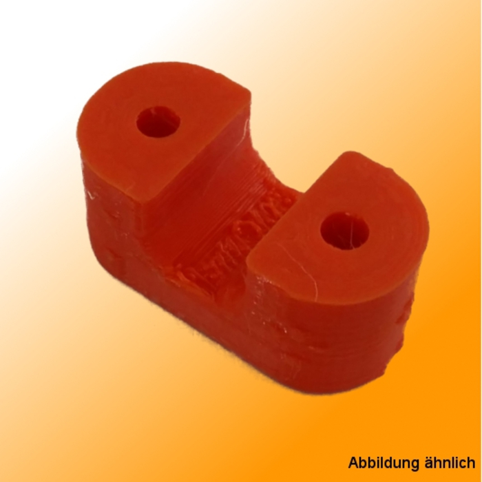 Uchwyt wału druk 3D dla wału 8 mm – 3DP - black