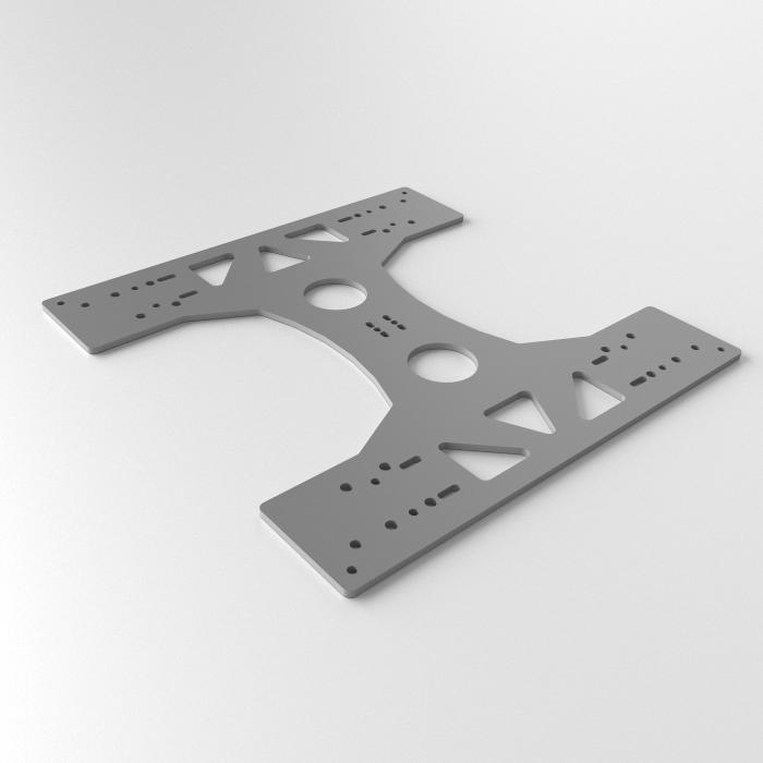 Heizbetthalter 3D-Drucker Zubehör Halterung 200 t=3mm