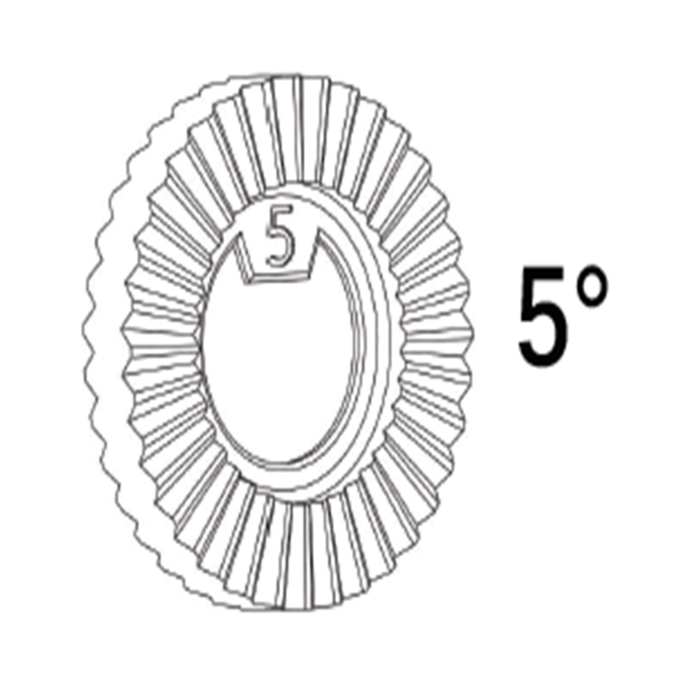 Talerz zębaty 5°